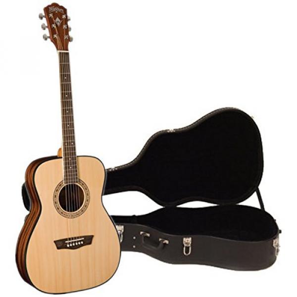 Washburn WF5K Apprentice 5 Acoustic Folk Guitar w/ Case #1 image