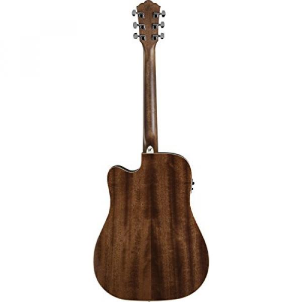 Washburn Heritage Series HD10SCE Acoustic-Electric Cutaway Dreadnought Guitar Natural #2 image