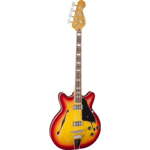 Fender Modern Player Coronado Bass, RW, Aged Cherry Burst #1 image