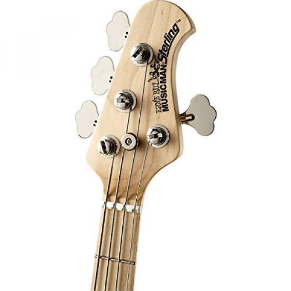 Ernie Ball Music Man Sterling HH 4-String Bass Black Maple Fretboard #5 image