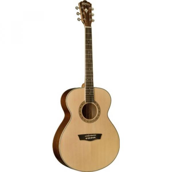 Washburn Heritage Series WG10S Acoustic Guitar, Natural #1 image