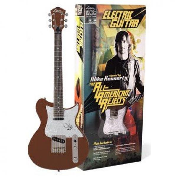 RARE - Mike Kennerty of The All-American Rejects Limited Edition Authentic Autographed Washburn Electric Guitar Pack Set #1 image