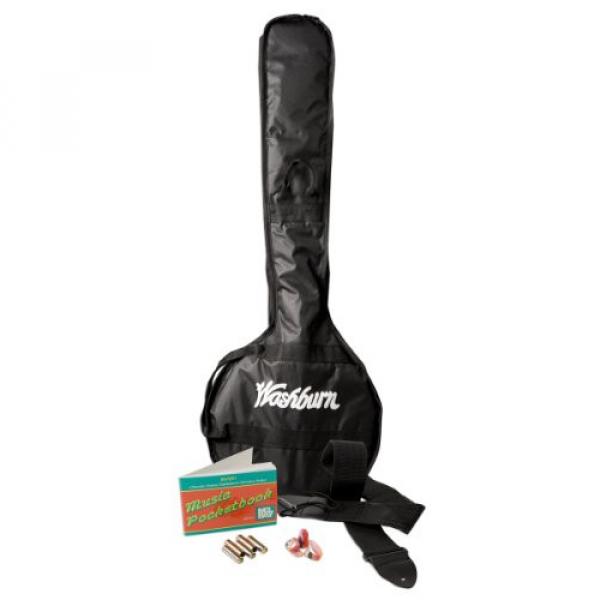 Washburn Banjo Starter Kit (Gig bag, Strap, Picks, Pitch Pipe) #5 image