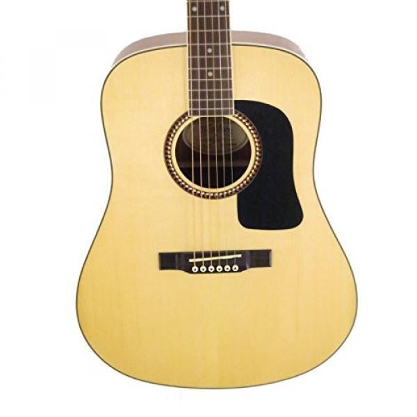 Washburn D10SK-RE Reissue Solid Top Natural Dreadnought Acoustic Guitar w/bag #2 image