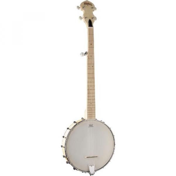 Washburn B102 5-String Banjo, Natural Satin Finish #1 image