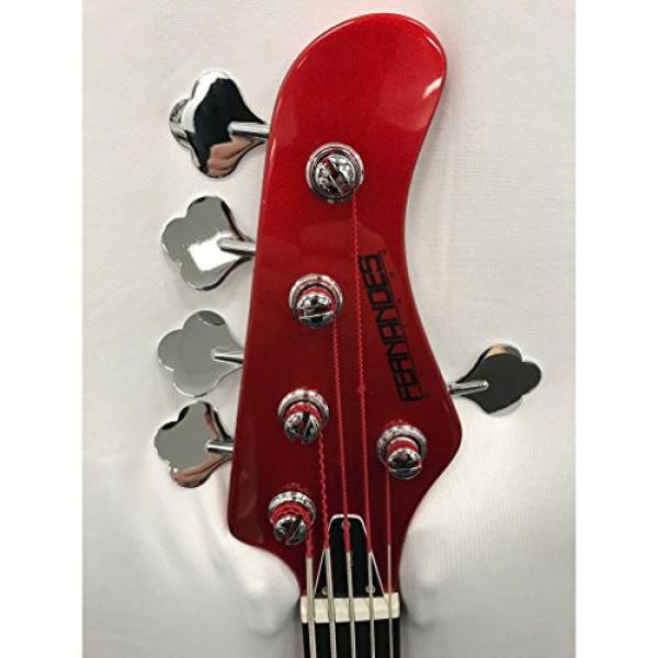 Fernandes Atlas 5 Deluxe Bass Guitar - Candy Apple Red #3 image