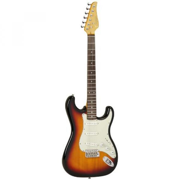 Tanglewood Double-Cut Electric Guitar with Solid Basswood Body, 3-Tone Sunburst Finish (TSB62-3TS) #1 image
