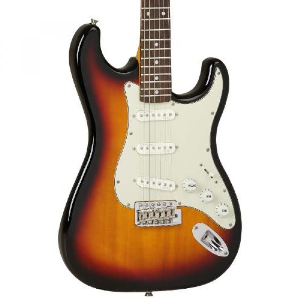 Tanglewood Double-Cut Electric Guitar with Solid Basswood Body, 3-Tone Sunburst Finish (TSB62-3TS) #2 image