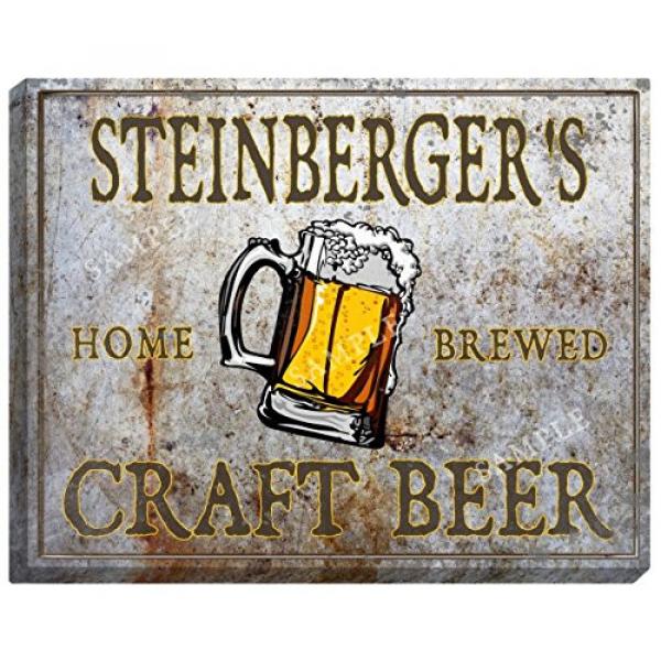 STEINBERGER'S Craft Beer Stretched Canvas Sign #1 image