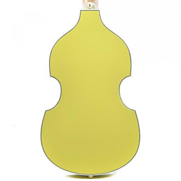 Hofner Gold Label Berlin 1962 Reissue 500/1 Violin Bass Yellow w/Tweed Case #3 image