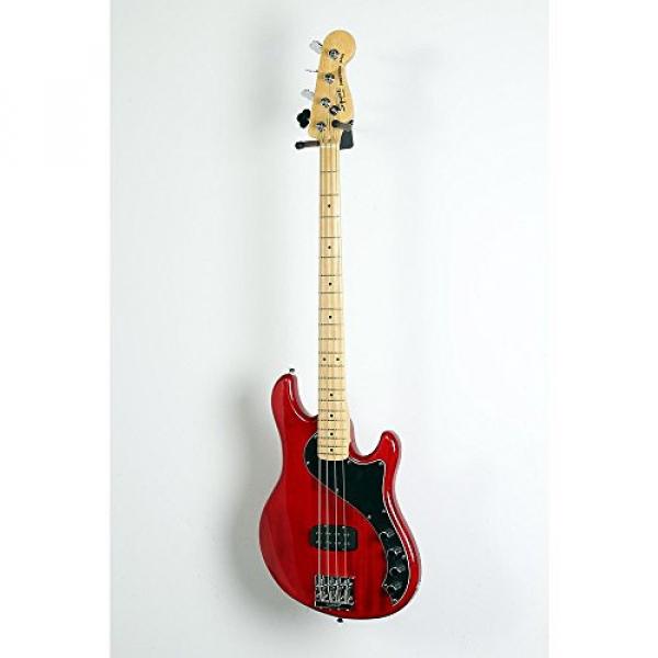 Squier Deluxe Dimension Bass IV Maple Fingerboard Electric Bass Guitar Level 3 Transparent Crimson Red 190839070029 #1 image