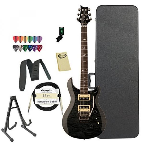 PRS CM4GBQFL30-KIT-2 30th Anniversary Floyd Custom 24 Electric Guitar, Grey Black #1 image