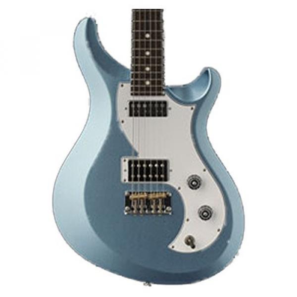 PRS V2PD15_IF S2 Vela Electric Guitar, Ice Blue Fire Mist with Dot Inlays &amp; Gig Bag #1 image