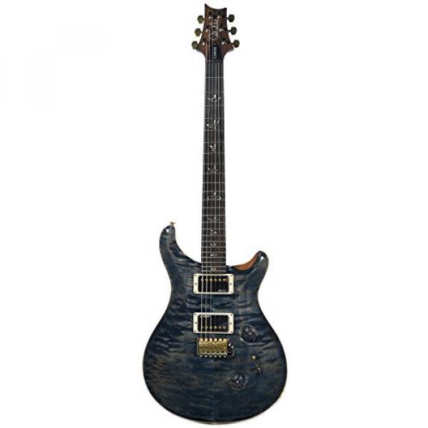 PRS CME Wood Library Custom 24 10 Top Quilt Faded Whale Blue w/Pattern Regular Neck #4 image