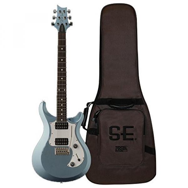 PRS D2TD13_IF S2 Standard 22 Electric Guitar, Ice Blue Fire Mist with Dot Inlays &amp; Gig Bag #2 image