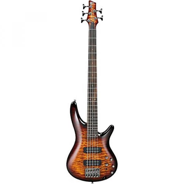Ibanez SR405EQM 5-String Electric Bass Guitar (Dragon Eye Burst) #3 image