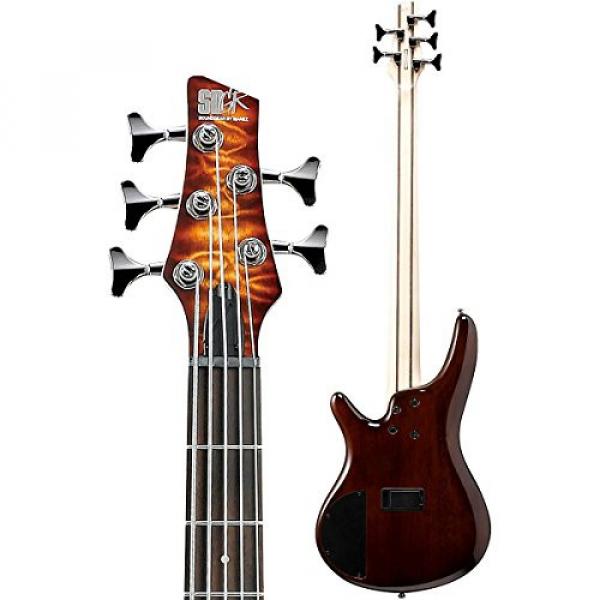 Ibanez SR405EQM 5-String Electric Bass Guitar (Dragon Eye Burst) #4 image