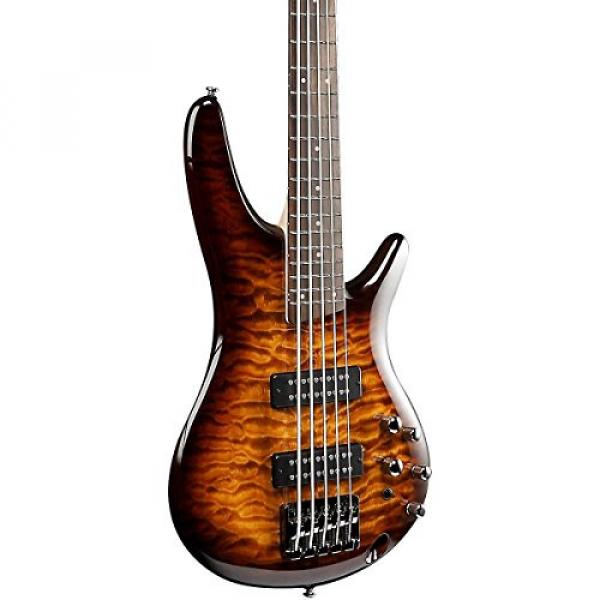 Ibanez SR405EQM 5-String Electric Bass Guitar (Dragon Eye Burst) #5 image