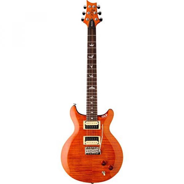 PRS SE Carlos Santana Electric Guitar Orange #3 image