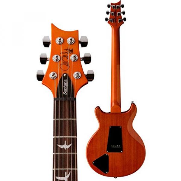 PRS SE Carlos Santana Electric Guitar Orange #4 image