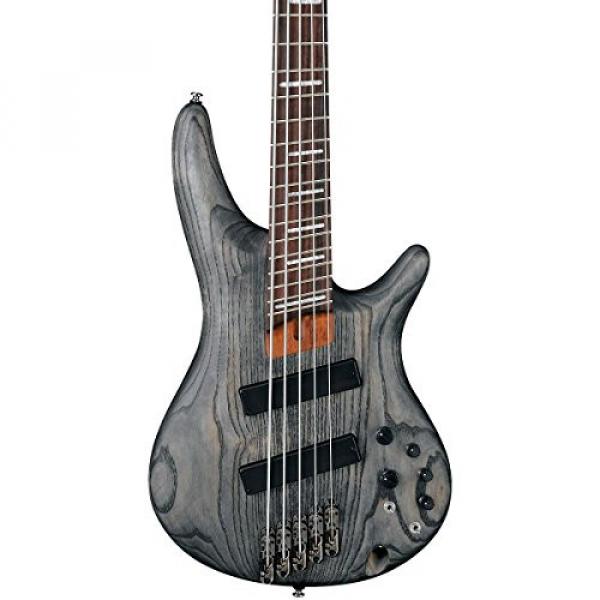 Ibanez SRFF805 Multi Scaling 5-String Electric Bass Guitar Satin Black #1 image