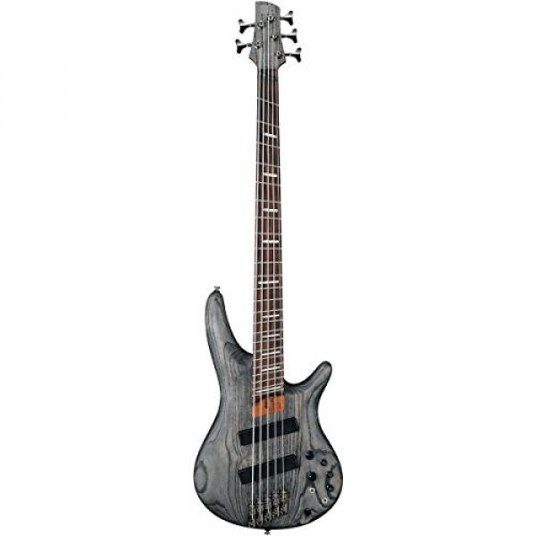 Ibanez SRFF805 Multi Scaling 5-String Electric Bass Guitar Satin Black #3 image