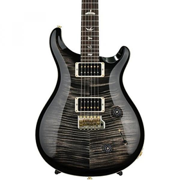 PRS Custom 22 10-Top - Charcoal Burst with Pattern Neck #1 image