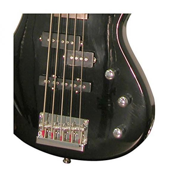 Kona Guitars KE5BBK 5-String Electric Bass Guitar with Split Pickup Configuration #3 image