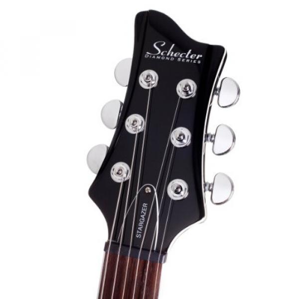 Schecter Stargazer Electric Guitar (Gloss Black) #5 image