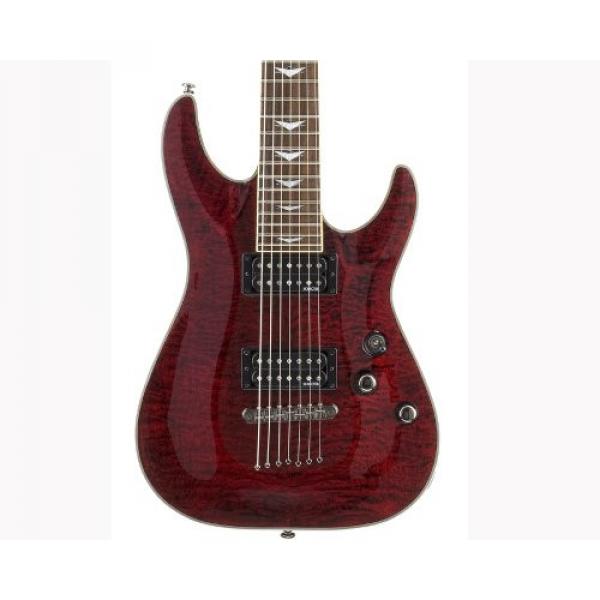Schecter Omen Extreme-7 Electric Guitar (Black Cherry) #2 image