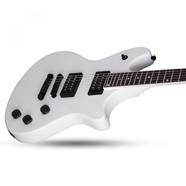 Schecter JERRY HORTON TEMPEST Sat Wht Solid-Body Electric Guitar, Satin White #4 image