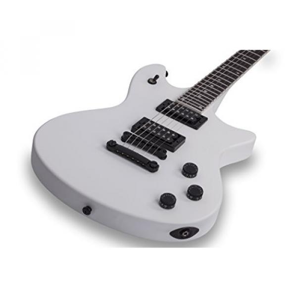 Schecter JERRY HORTON TEMPEST Sat Wht Solid-Body Electric Guitar, Satin White #7 image