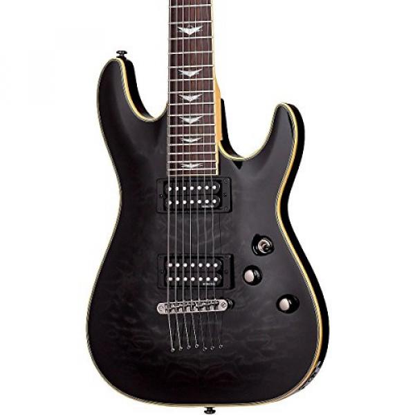 Schecter Guitar Research Omen Extreme-7 Electric Guitar See-Thru Black #1 image