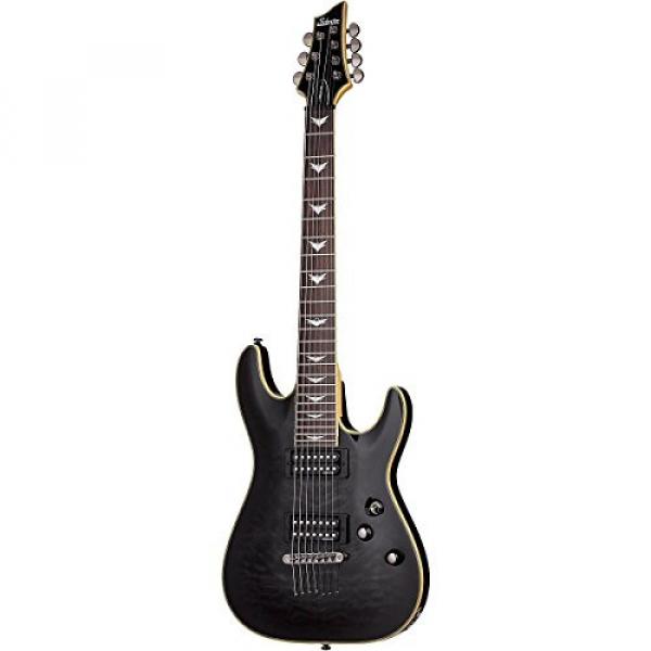 Schecter Guitar Research Omen Extreme-7 Electric Guitar See-Thru Black #2 image