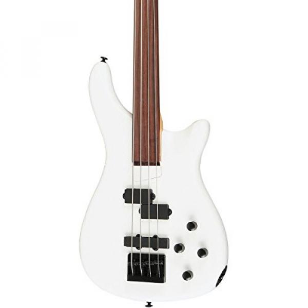 Rogue LX200BF Fretless Series III Electric Bass Guitar Pearl White #1 image