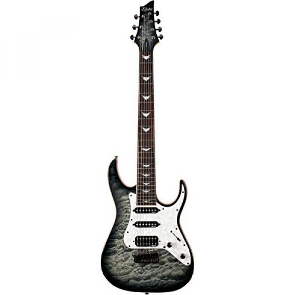 Schecter Guitar Research Banshee-7 Extreme 7-String Electric Guitar Charcoal Burst #3 image