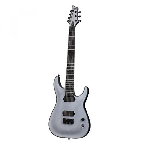 Schecter KM-7 Keith Merrow Artist Model Solid-Body Electric Guitar, Trans White Satin #1 image
