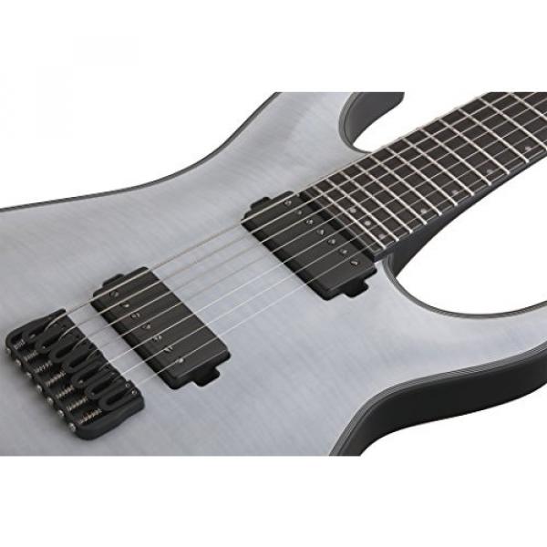 Schecter KM-7 Keith Merrow Artist Model Solid-Body Electric Guitar, Trans White Satin #2 image