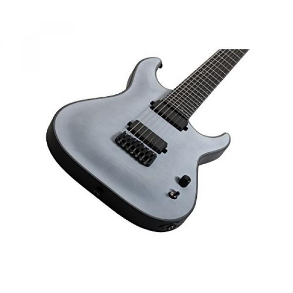 Schecter KM-7 Keith Merrow Artist Model Solid-Body Electric Guitar, Trans White Satin #3 image