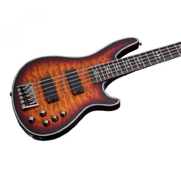 Schecter Hellraiser Extreme-5 5-String Bass Guitar, 3-Tone Sunburst Satin #4 image