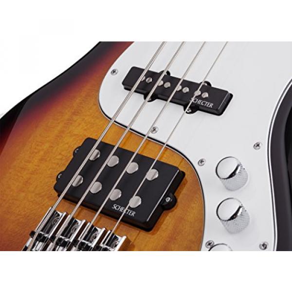 Schecter 2524 4-String Bass Guitar, 3-Tone Sunburst #2 image
