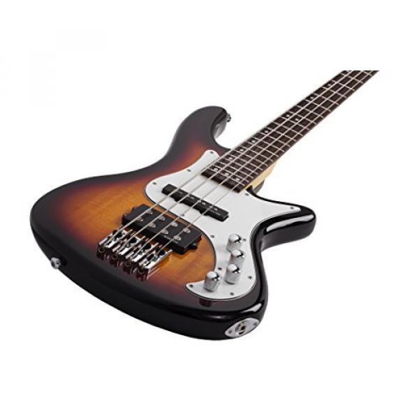 Schecter 2524 4-String Bass Guitar, 3-Tone Sunburst #3 image