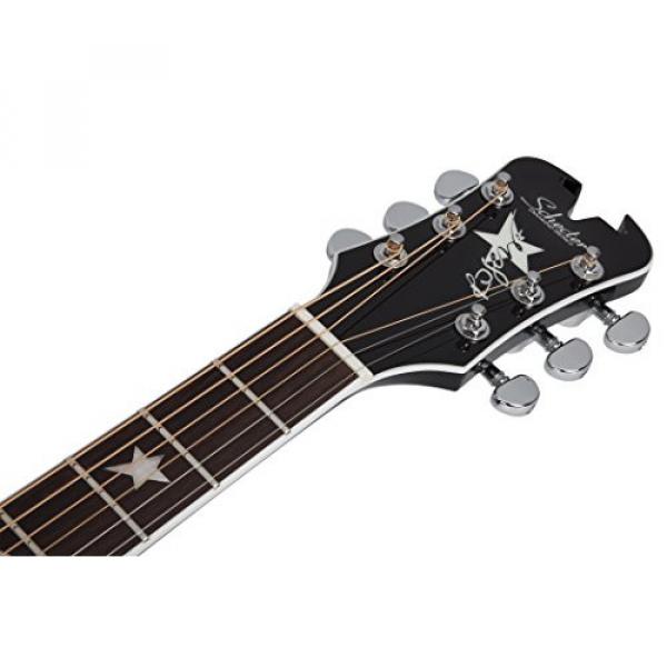 Schecter 283 Acoustic-Electric Guitar, Gloss Black #4 image