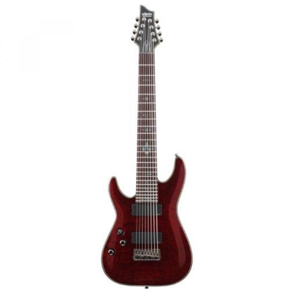 Schecter Damien Elite-8 Left Handed Eight String Electric Guitar - Crimson Red #1 image
