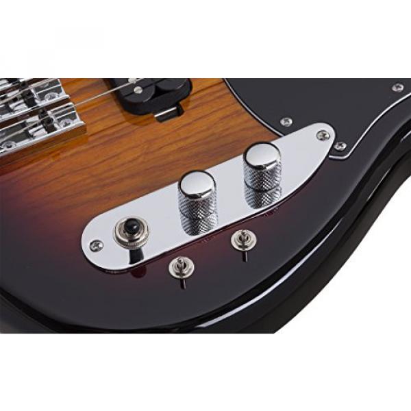 Schecter 2491 4-String Bass Guitar, 3-Tone Sunburst #3 image