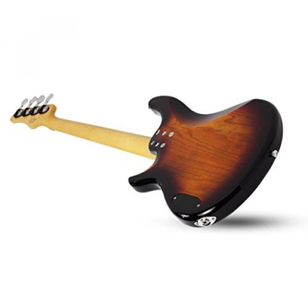 Schecter 2491 4-String Bass Guitar, 3-Tone Sunburst #6 image