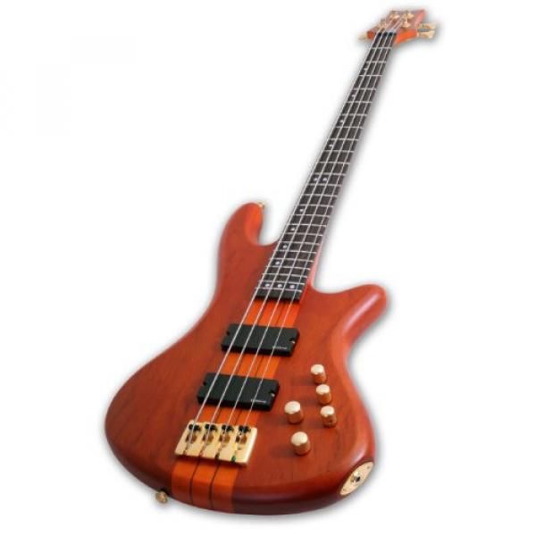 Schecter Stiletto Studio-4 Electric Bass (4 String, Honey Satin) #2 image