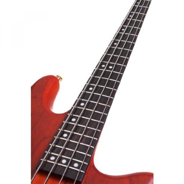 Schecter Stiletto Studio-4 Electric Bass (4 String, Honey Satin) #5 image