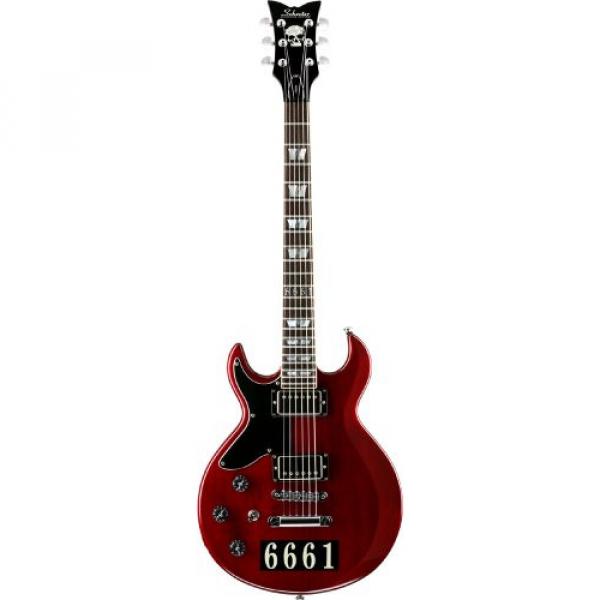 Schecter Vengeance Custom  Electric Guitar 6661 See-Thru Cherry (STC)Left Handed #1 image
