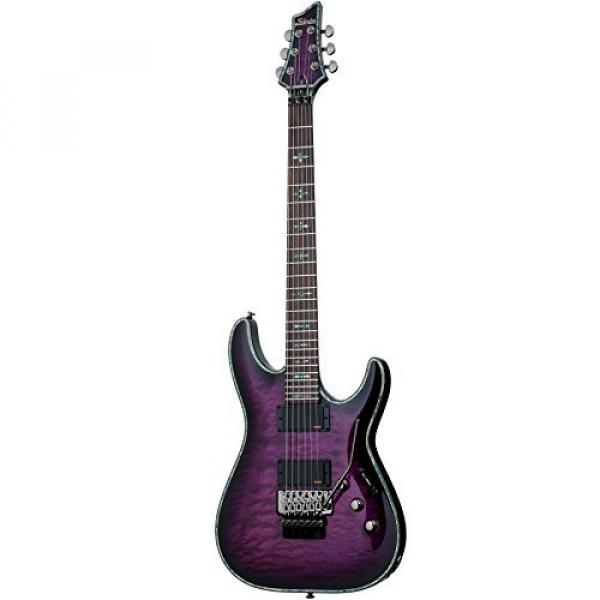 Schecter Hellraiser C-1 FR Trans Purple Burst 6-String Electric Guitar #1 image
